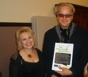 With actor Tim Robbins