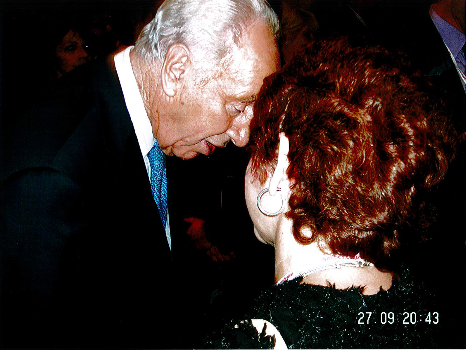 Gillian and Shimon Peres at Labour Party Conference, Brighton